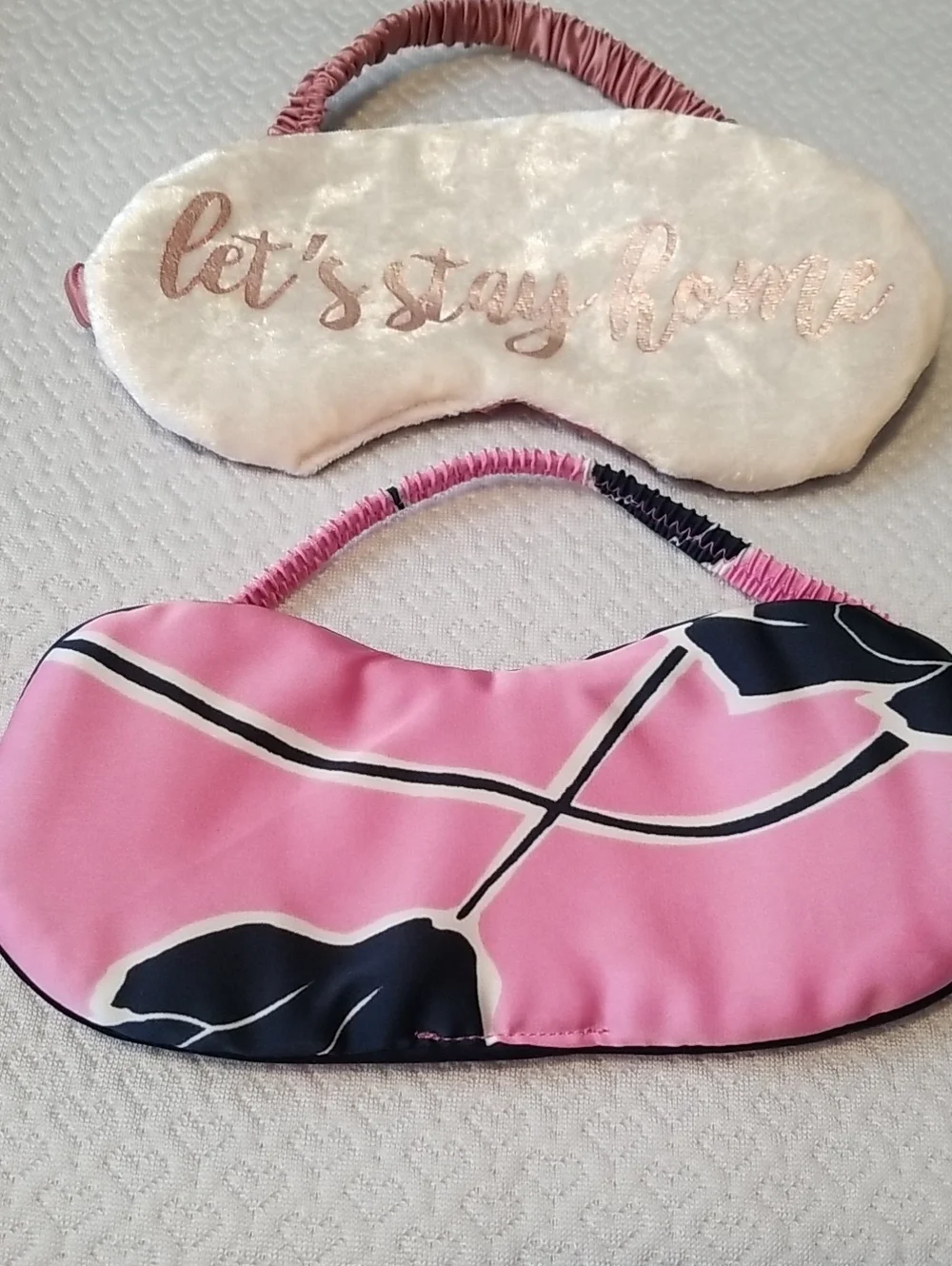 Polyester Womens Sleep Masks Two EUC